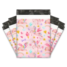 10x13 Rainbow Unicorn Designer Poly Mailers Shipping Envelopes Premium Printed Bags