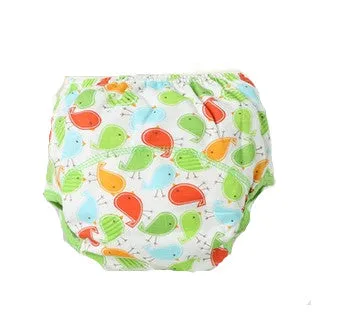 1Pcs Cute  Baby  Diapers Reusable Nappies Cloth Diaper Washable  Infants Children Baby Cotton Training Pants Nappy Changing