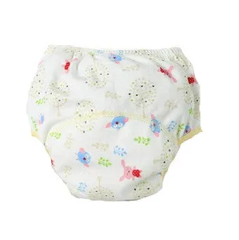 1Pcs Cute  Baby  Diapers Reusable Nappies Cloth Diaper Washable  Infants Children Baby Cotton Training Pants Nappy Changing