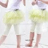 2017 Fashion Baby Girl Culottes Leggings Gauze Pants Party Skirts Bowknot Tutu Skirts Blue/Pink/Yellow