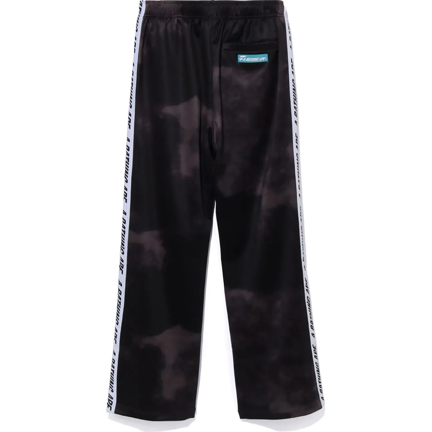 A BATHING APE TIE DYE TRACK PANTS MENS