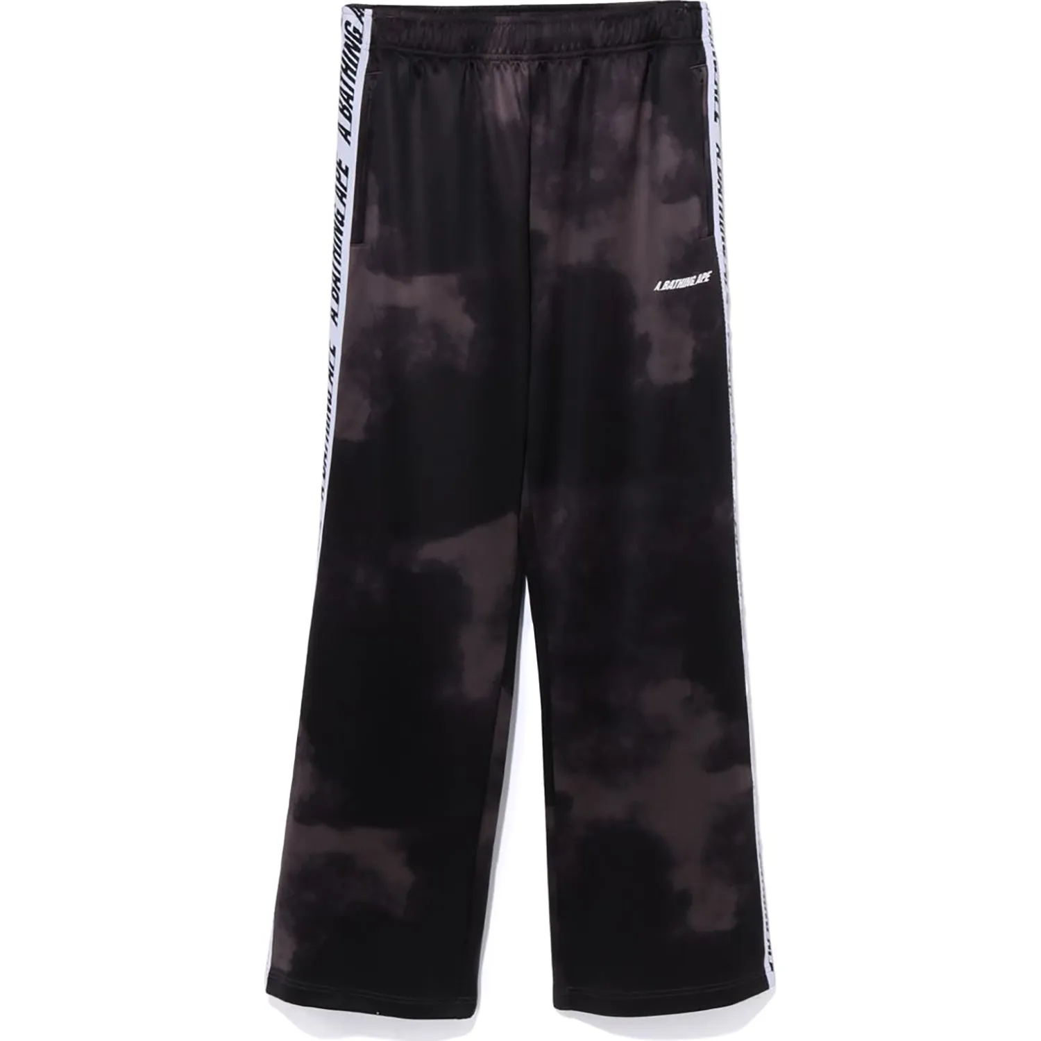 A BATHING APE TIE DYE TRACK PANTS MENS