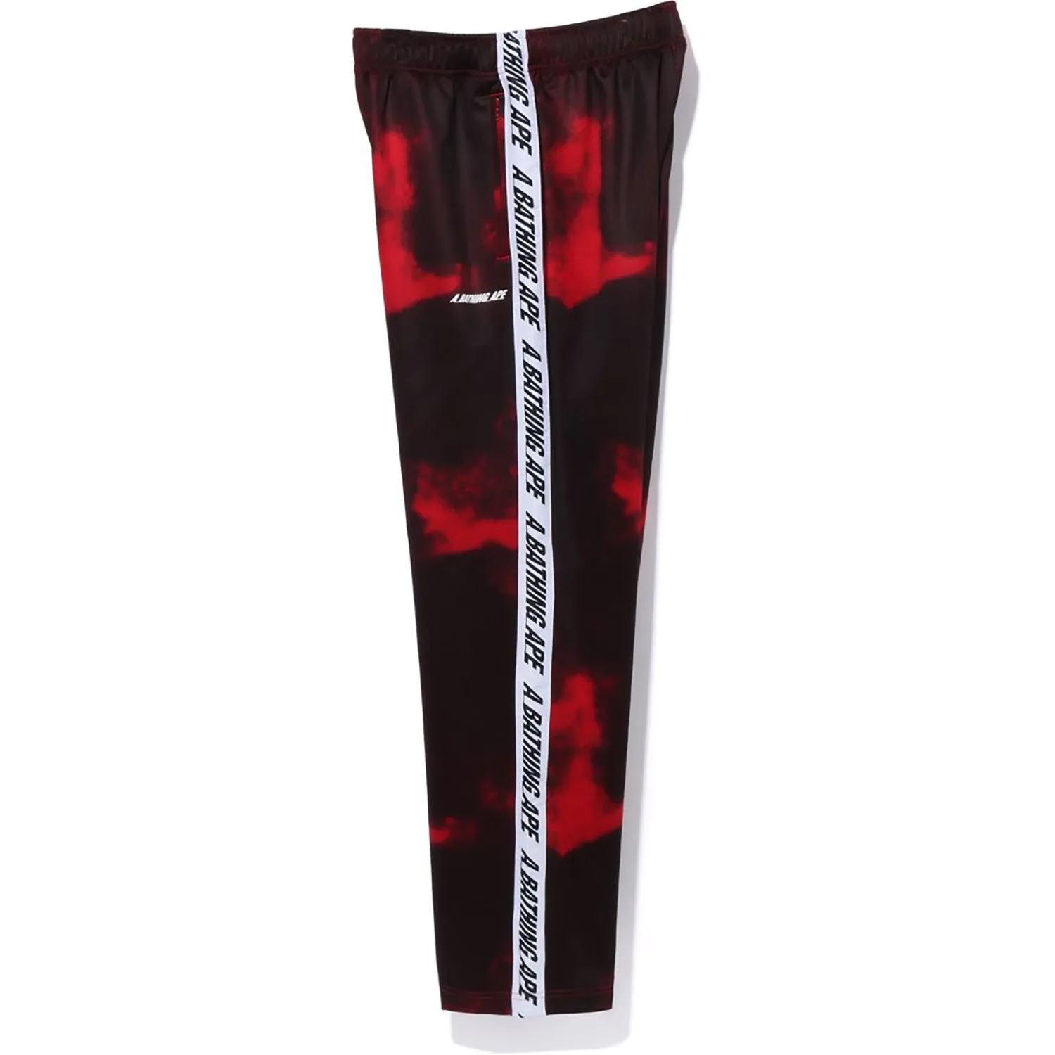 A BATHING APE TIE DYE TRACK PANTS MENS