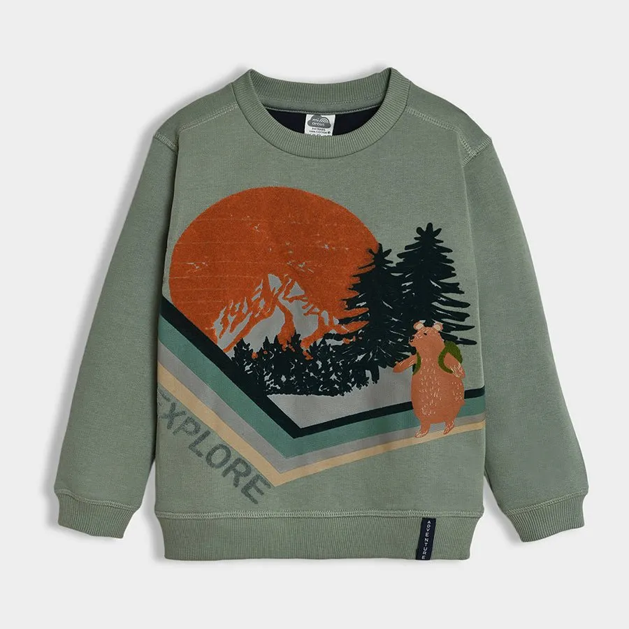 Adventure Explore Printed Sweatshirt