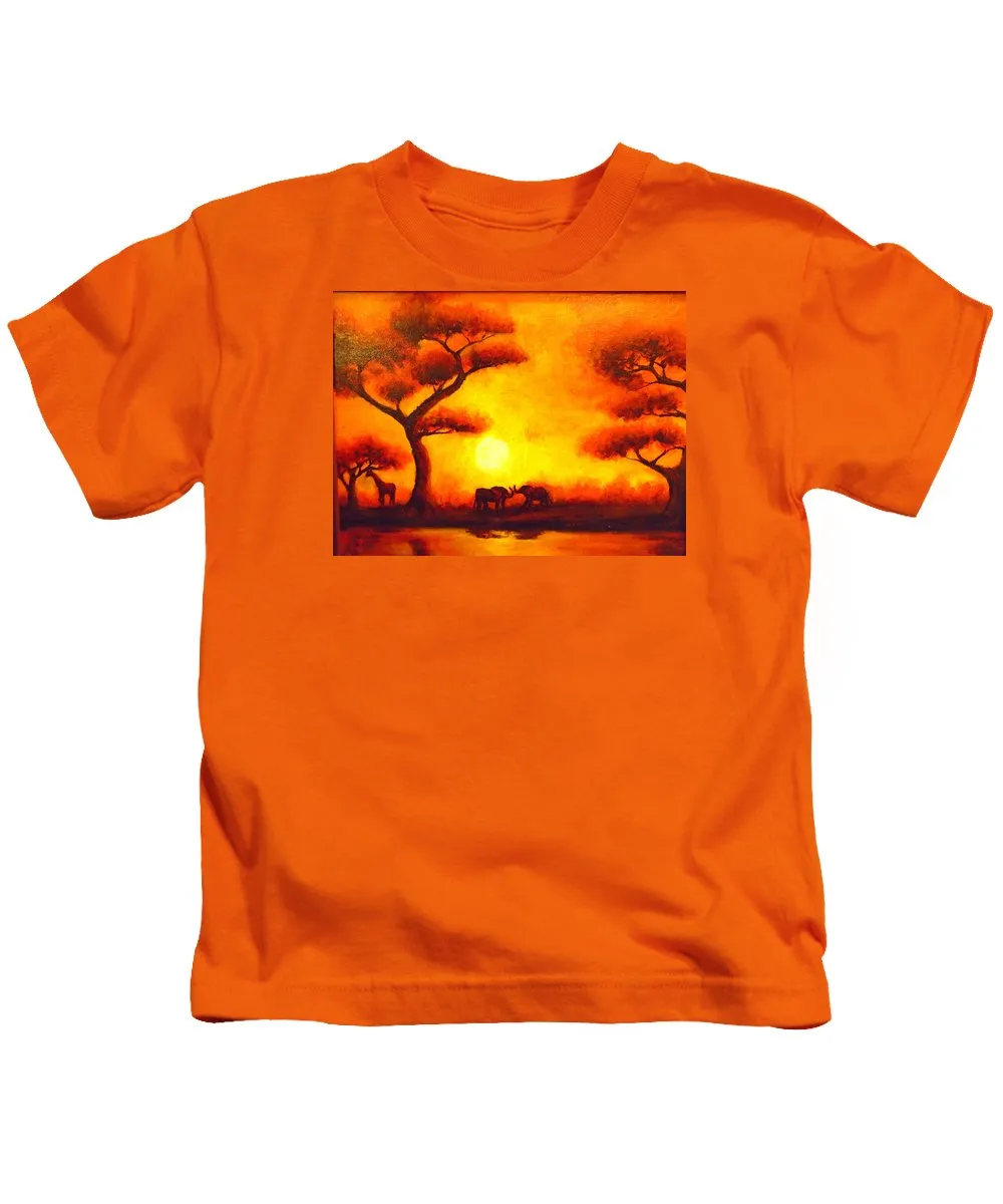 African Sunset  - Kids T-Shirt