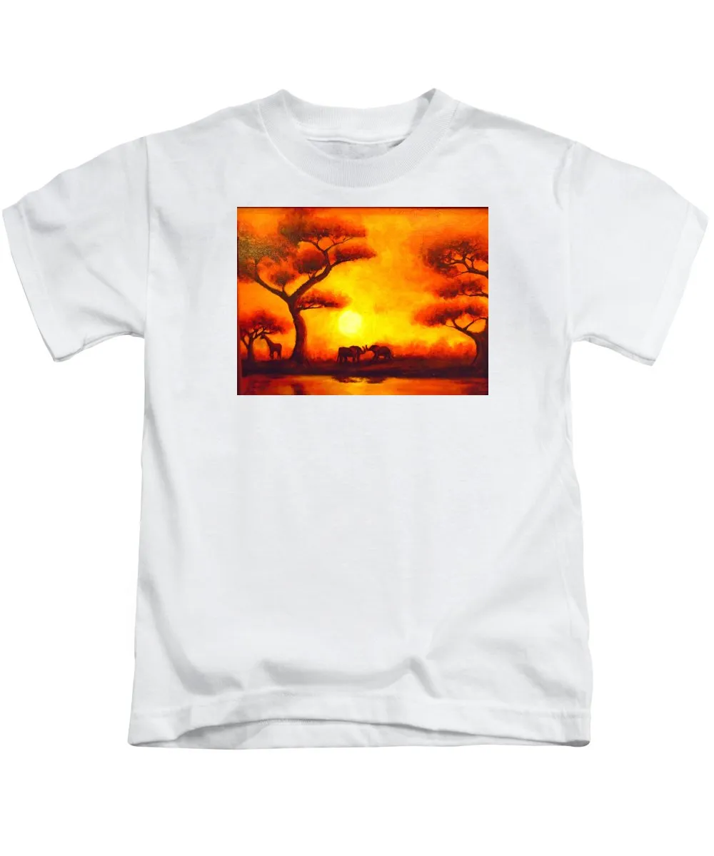 African Sunset  - Kids T-Shirt