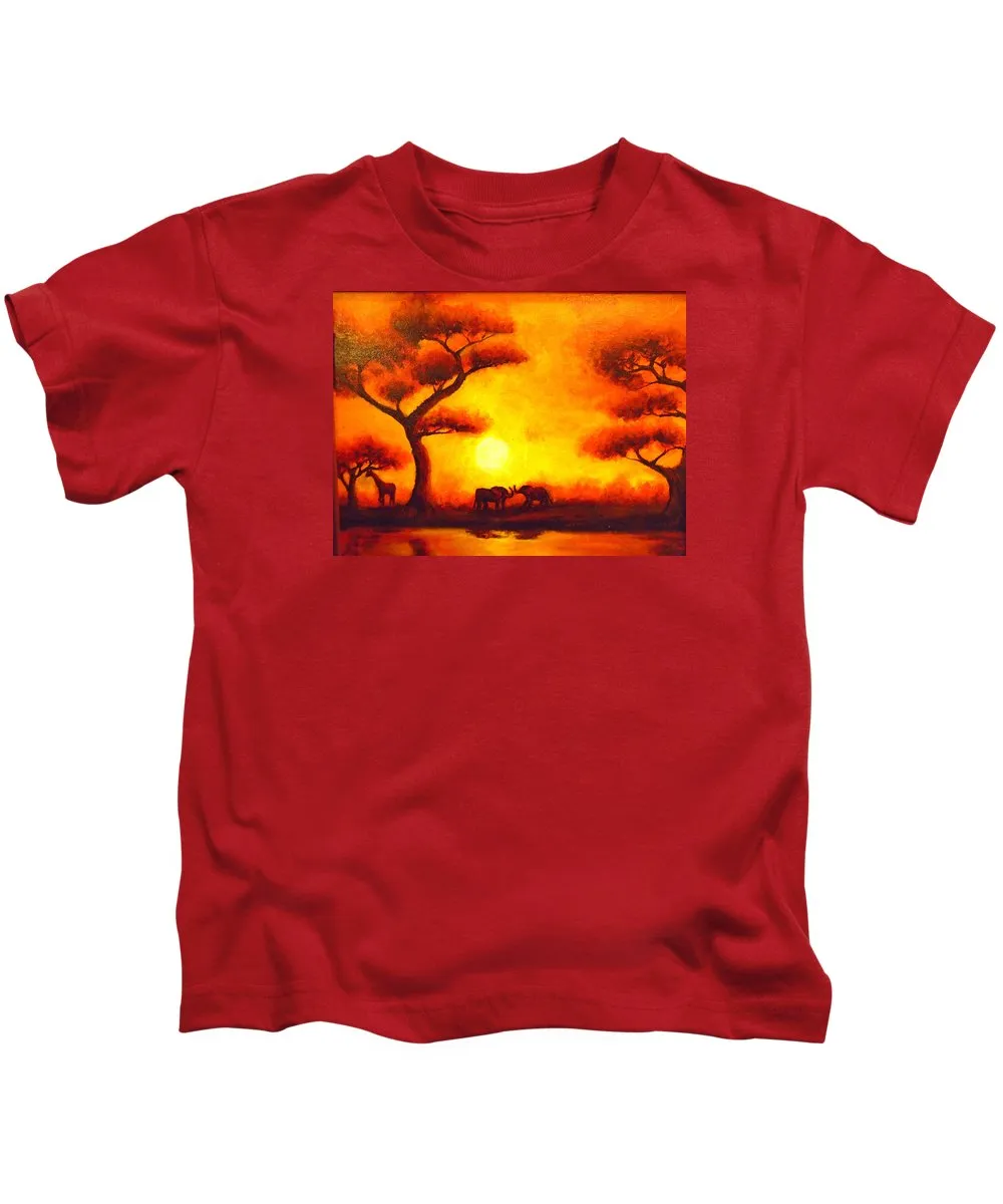 African Sunset  - Kids T-Shirt