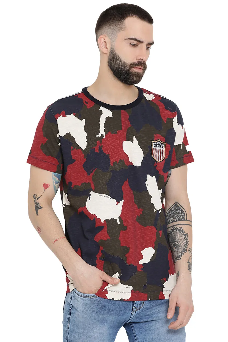 Axmann Multi Camo Casual T-Shirt