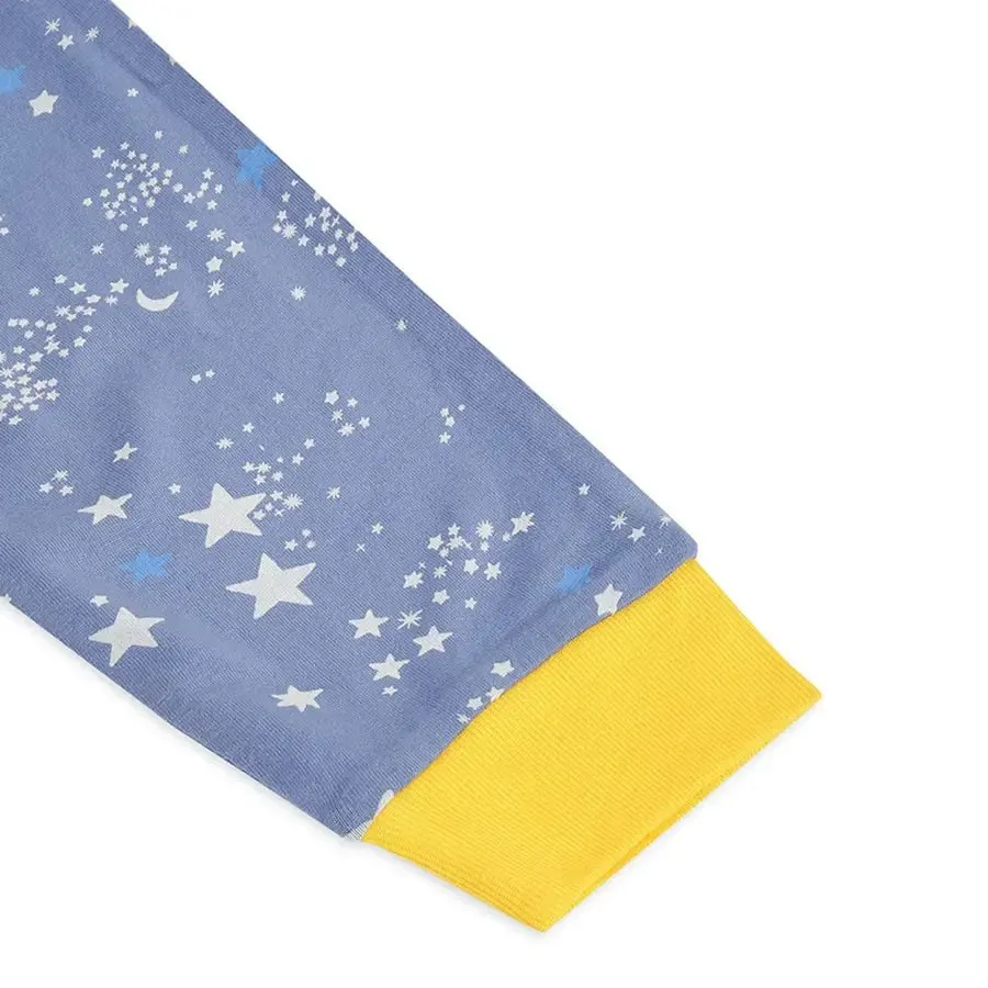 Baby Boy Star Print Slumber Set (Top & Pyjama)