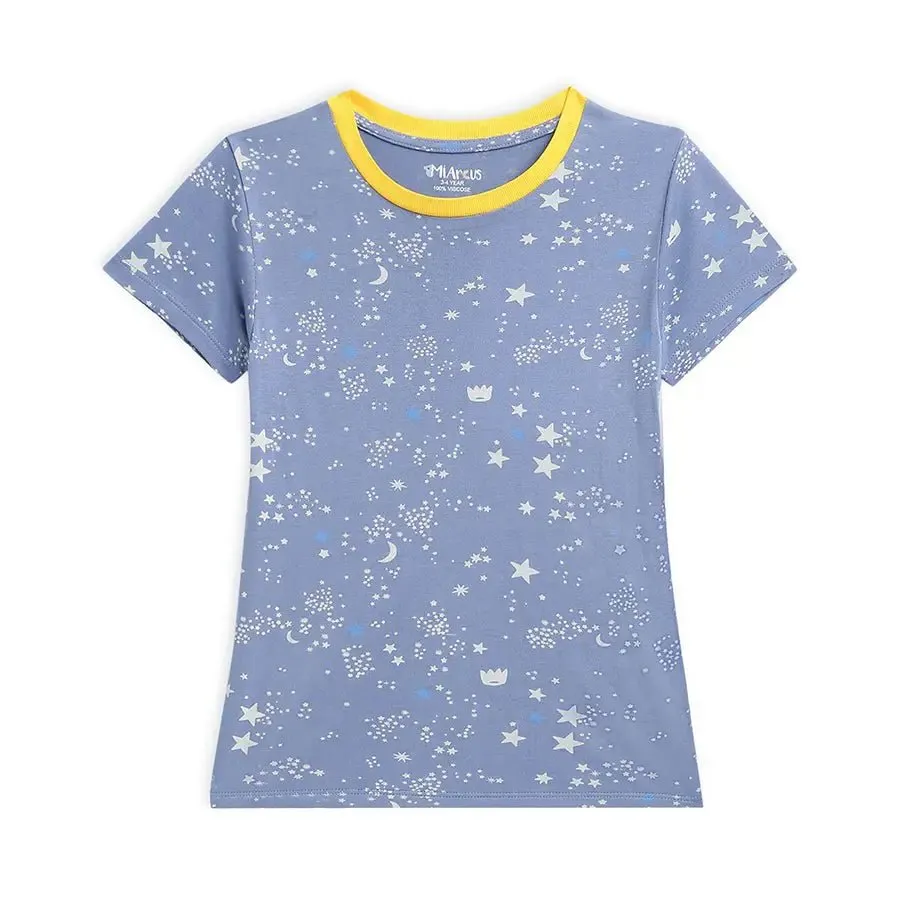 Baby Boy Star Print Slumber Set (Top & Pyjama)