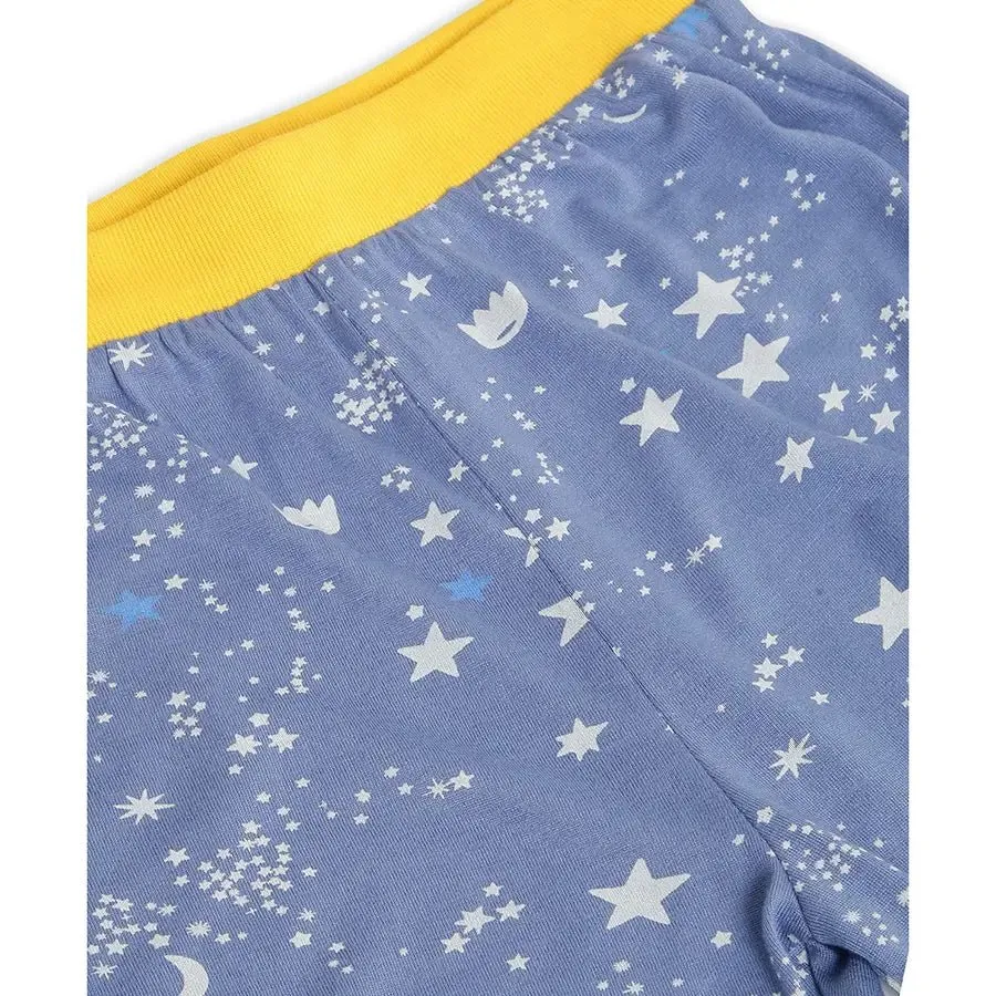 Baby Boy Star Print Slumber Set (Top & Pyjama)