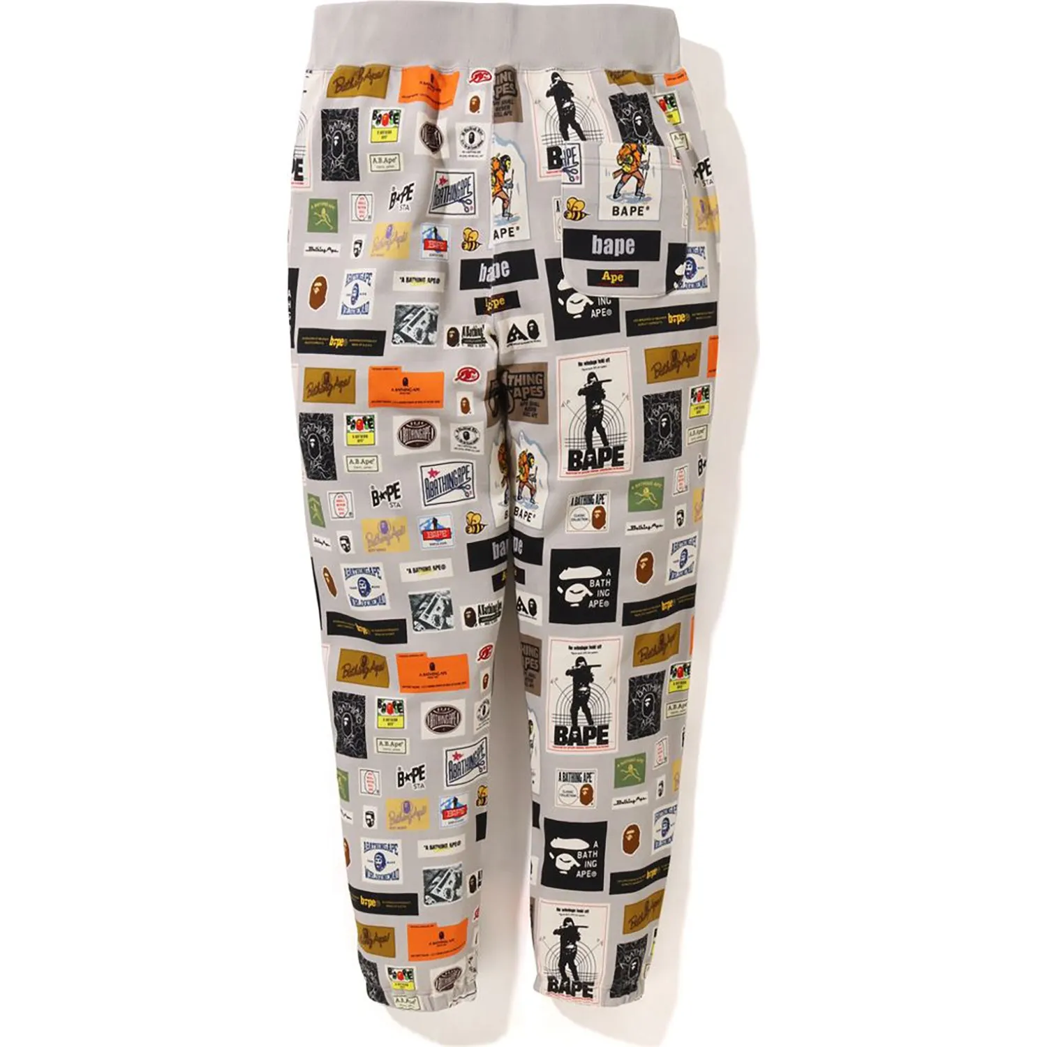 BAPE MULTI LABEL SWEAT PANTS MENS