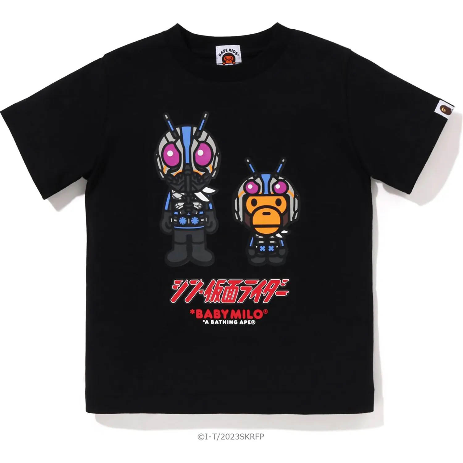 BAPE X SHIN KAMEN RIDER NO.0 BABY MILO TEE KIDS