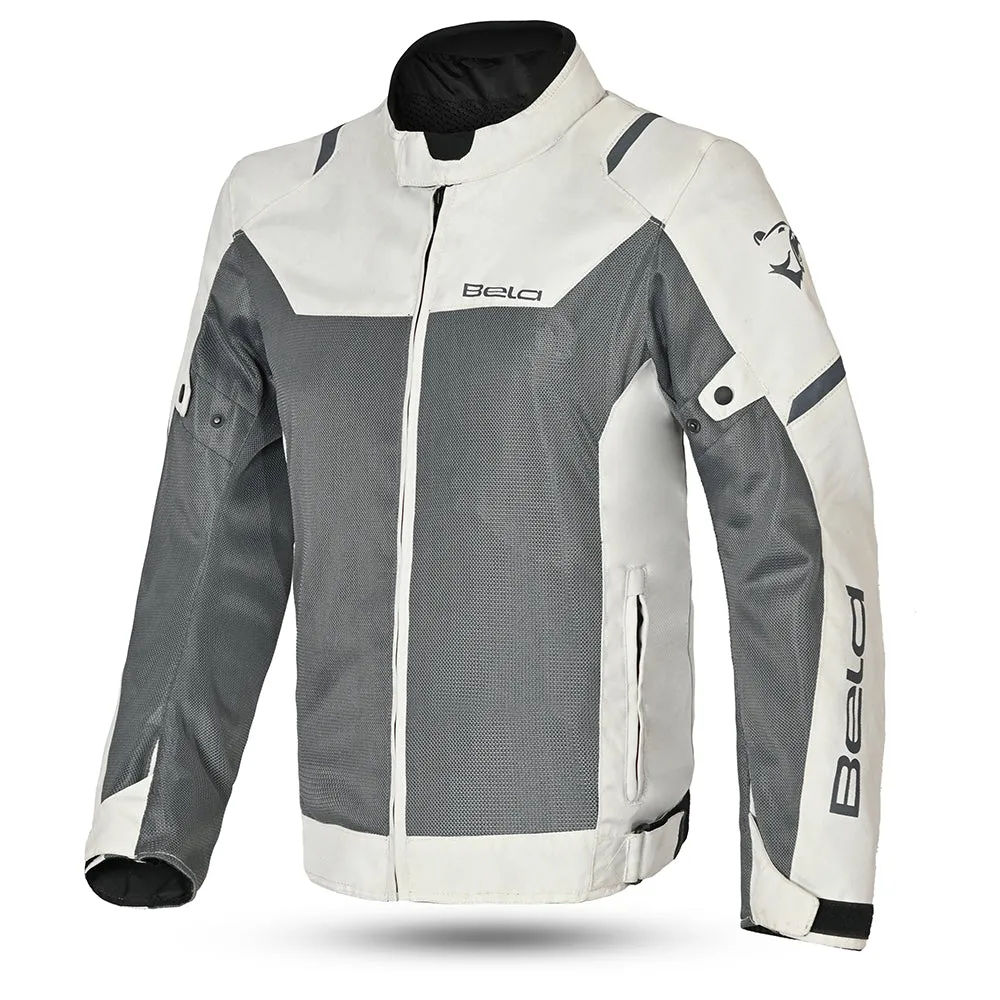 BELA Mesh Pro Man Textile Summer Motorcycle Jacket Grey Ice