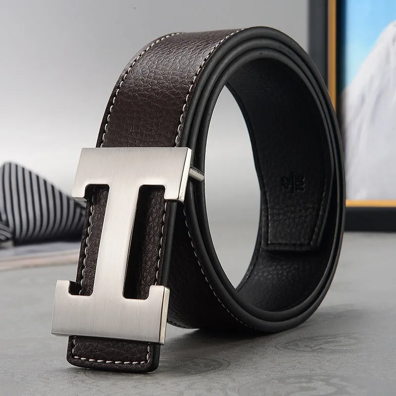 Belt Men's Casual Trendy All-Match Middle-Aged Persons Youth Pants Belt