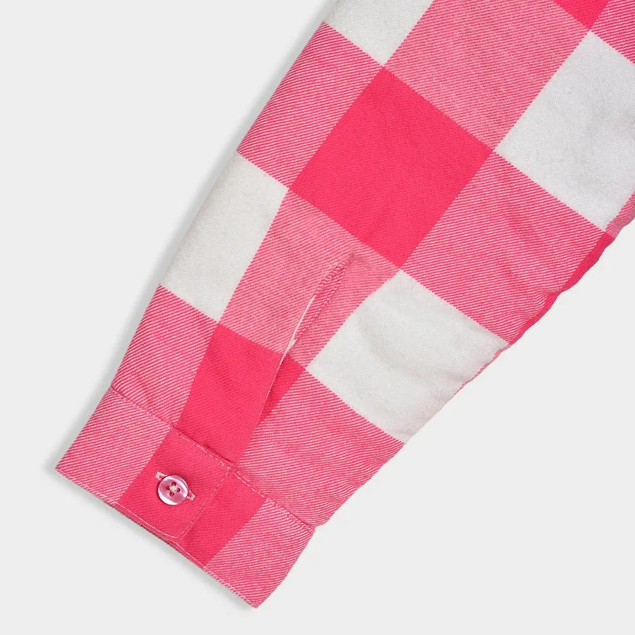 Bonjour Carmine Sherpa Shirt Pink