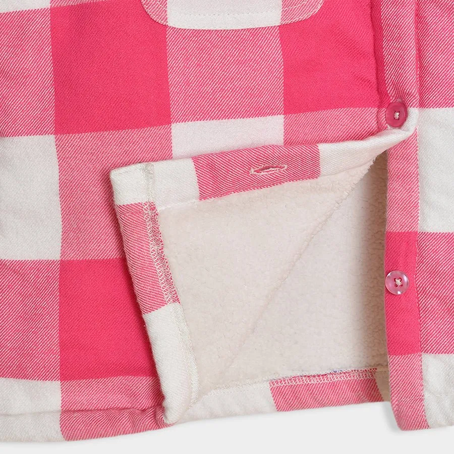 Bonjour Carmine Sherpa Shirt Pink