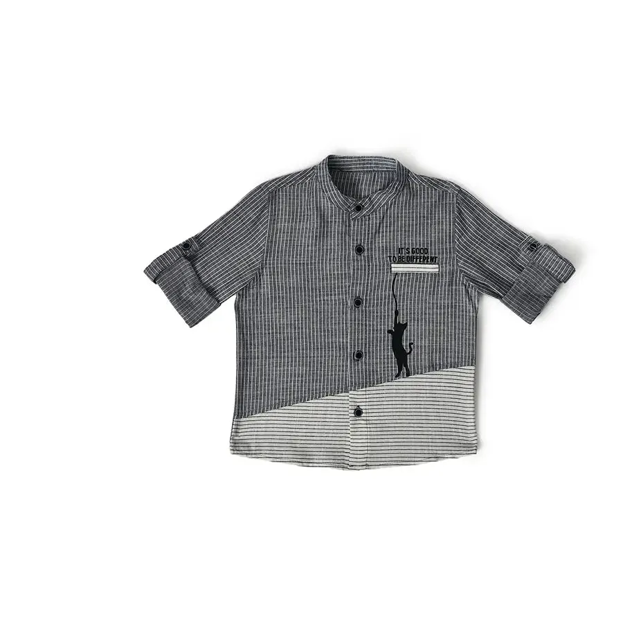 Boys Full Sleeve Striper Shirt