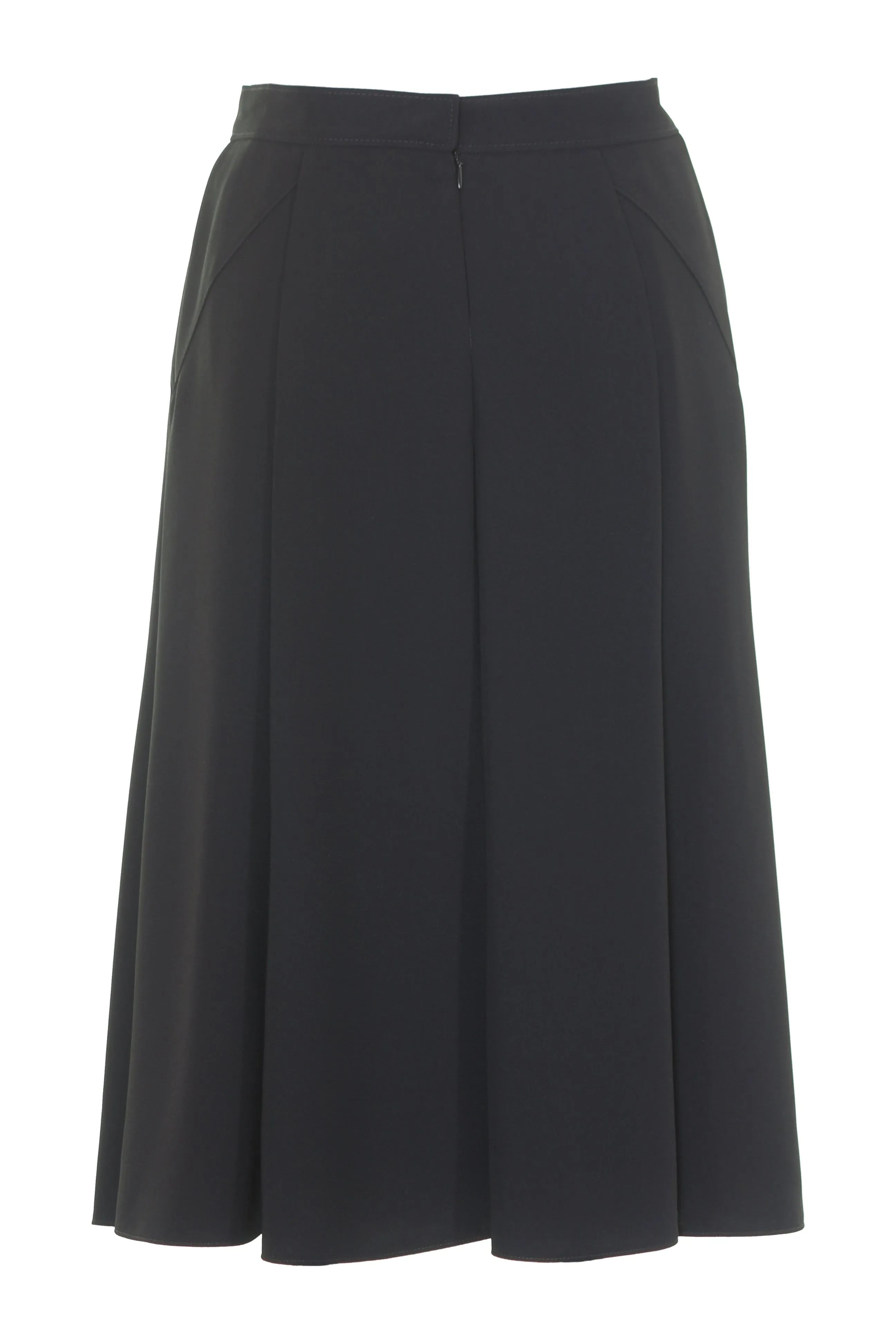 Busy Clothing Women Flared Panelled Skirt Black