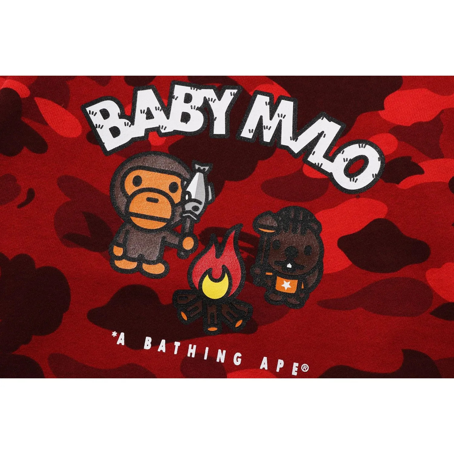 COLOR CAMO BABY MILO CAMP CREWNECK KIDS