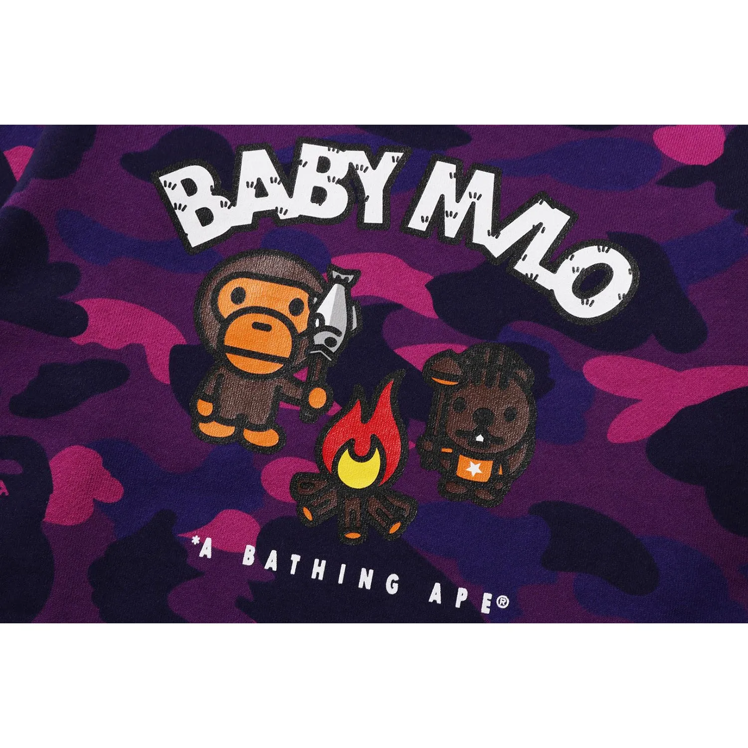 COLOR CAMO BABY MILO CAMP CREWNECK KIDS