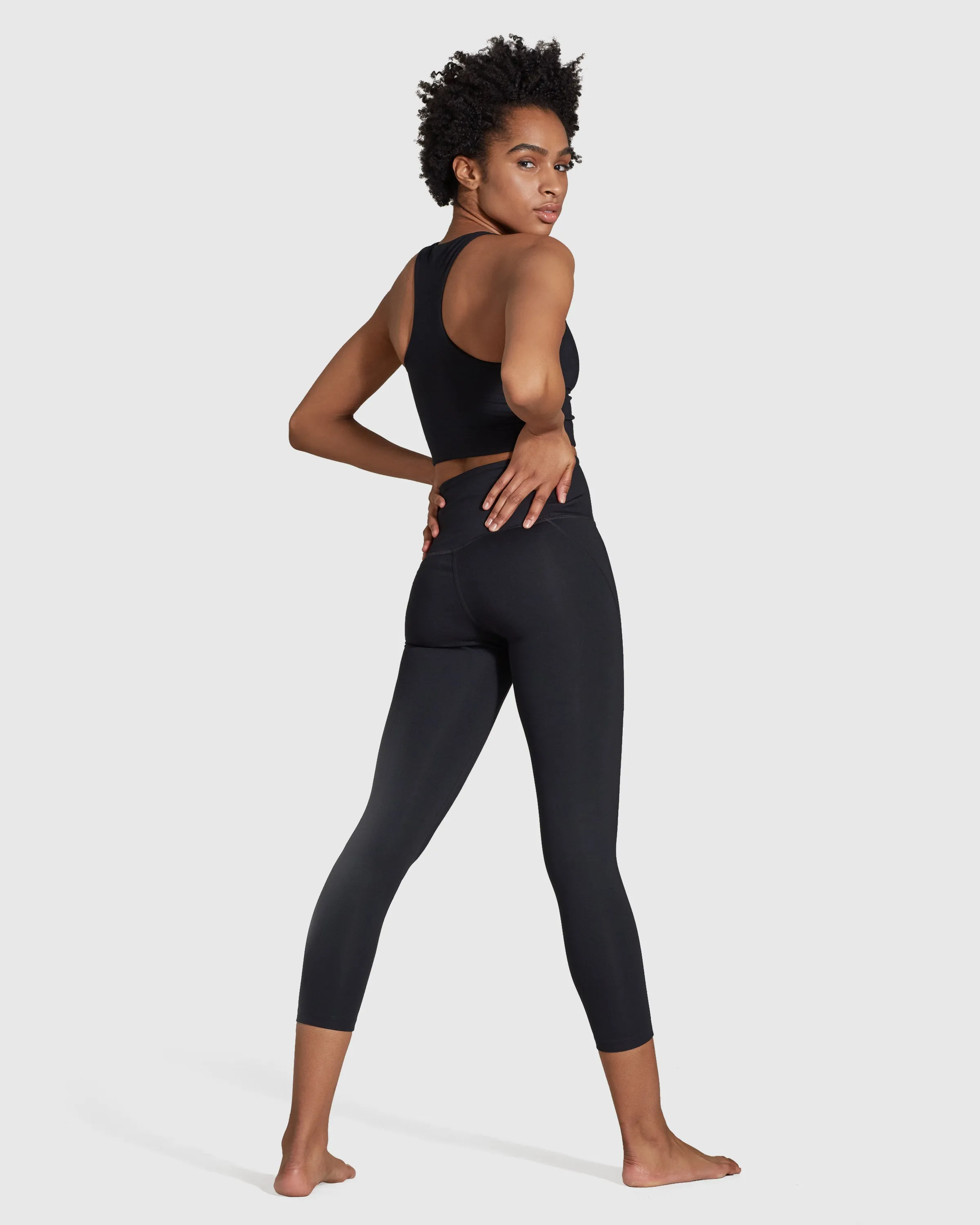 Compressive High-Rise Legging - 23.75" - Shadow