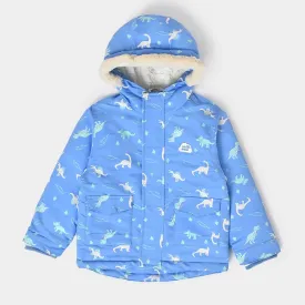 Farm Friends Woven Jacket Blue