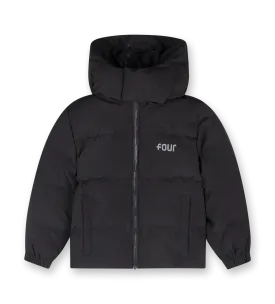 FOUR Logo Puffer Black