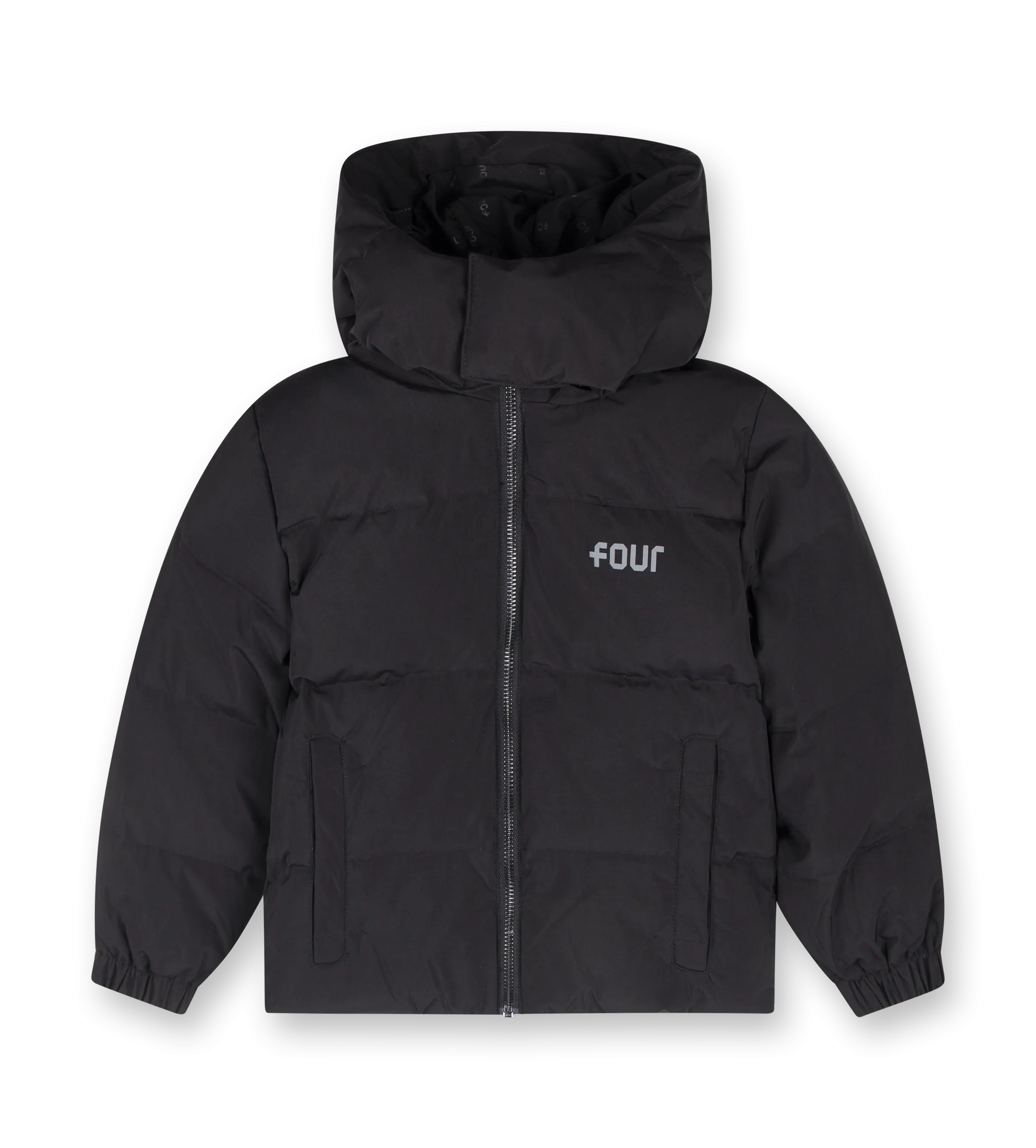 FOUR Logo Puffer Black