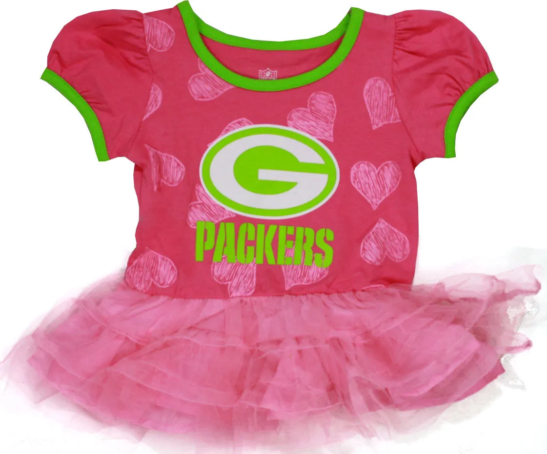 Green Bay Packers Baby Girls' Love to Dance Pink Tutu