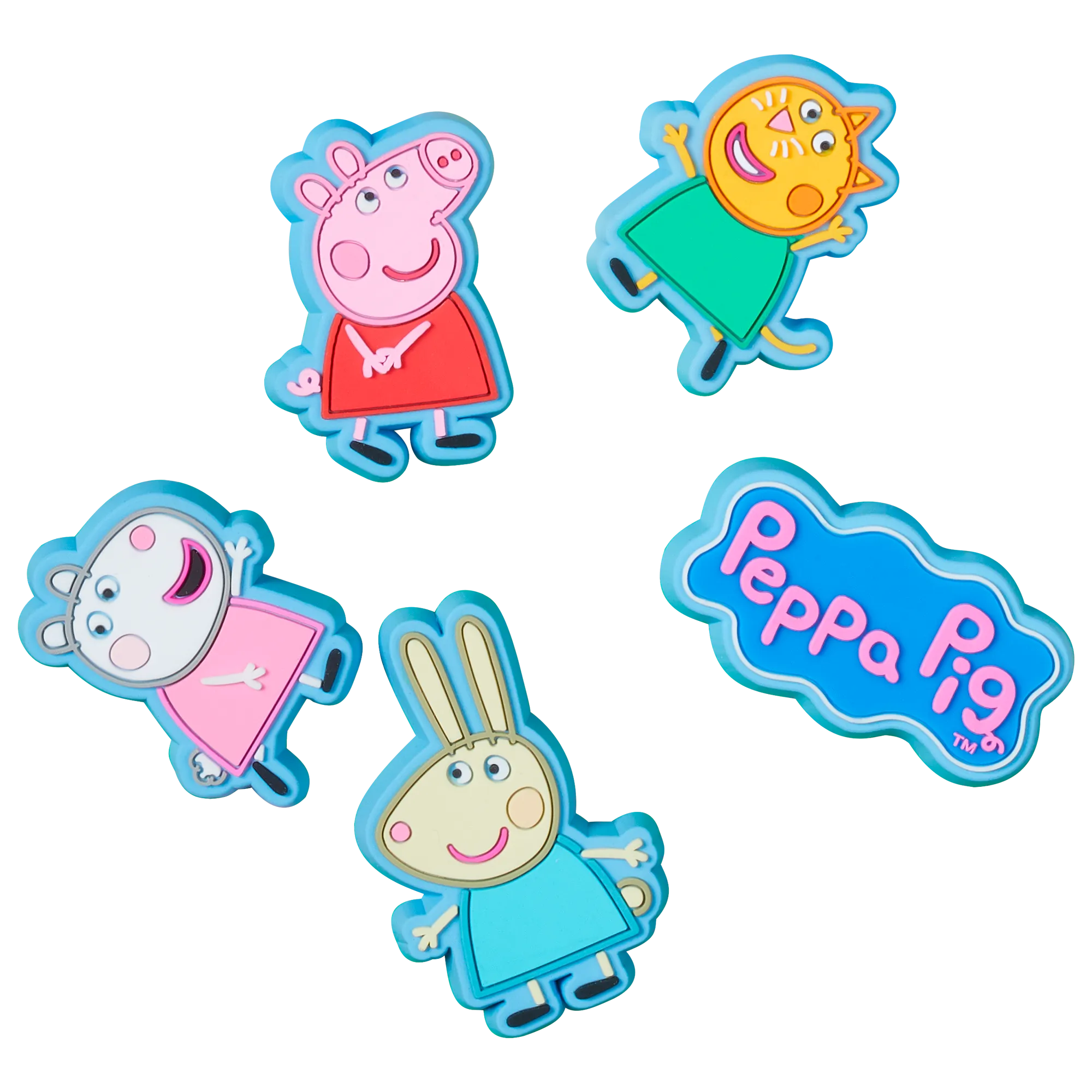 JIBBITZ PEPPA PIG 5 PACK