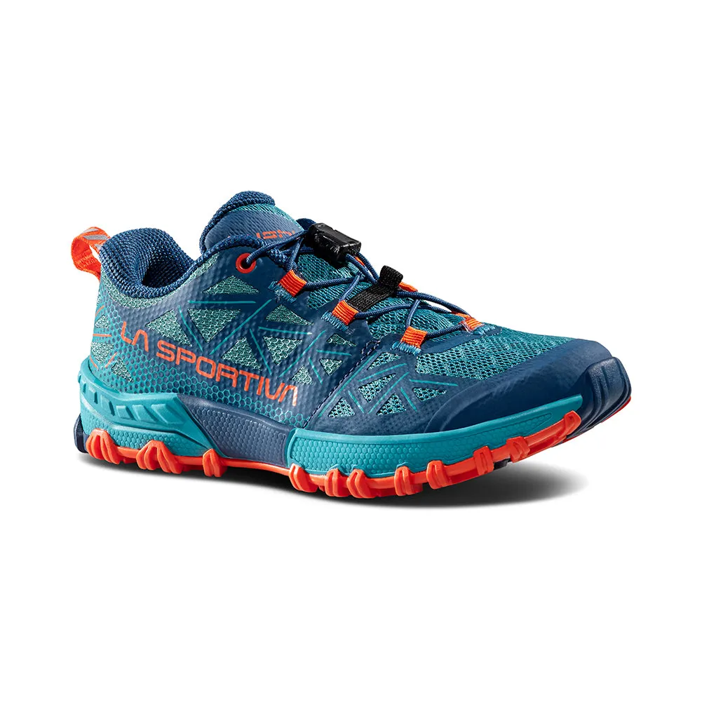 Kid's La Sportiva Bushido II JR Color: Lagoon / Storm Blue