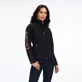 Ladies Rosas Team Softshell Black Jacket