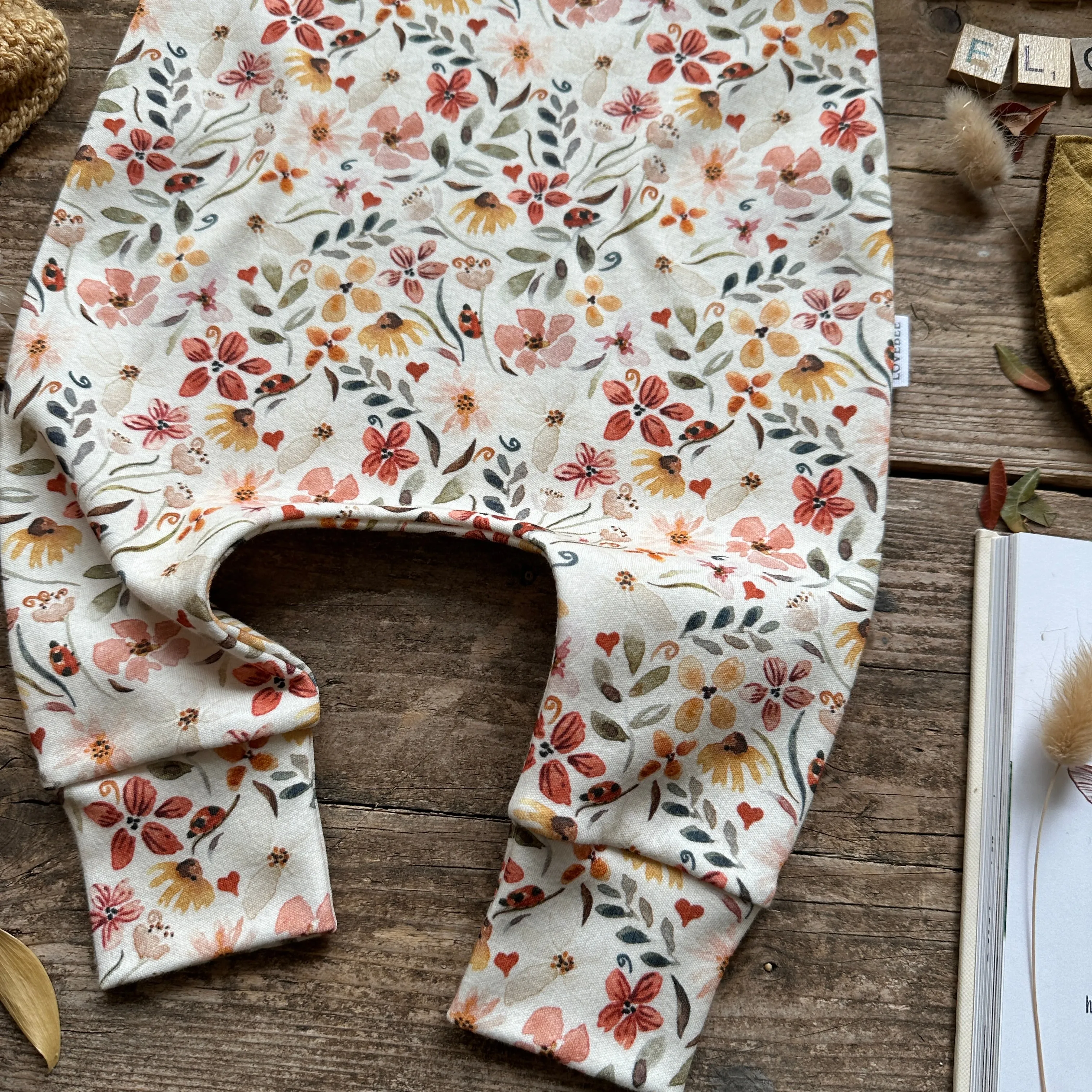 Ladybird Floral Long Romper