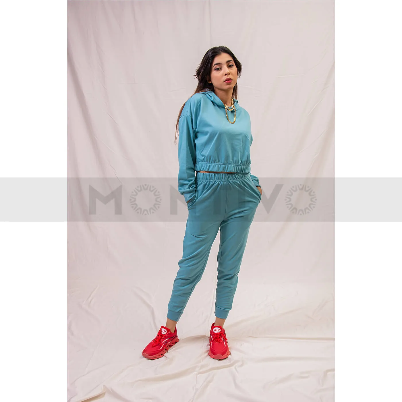 Light Blue Joggers Trousers