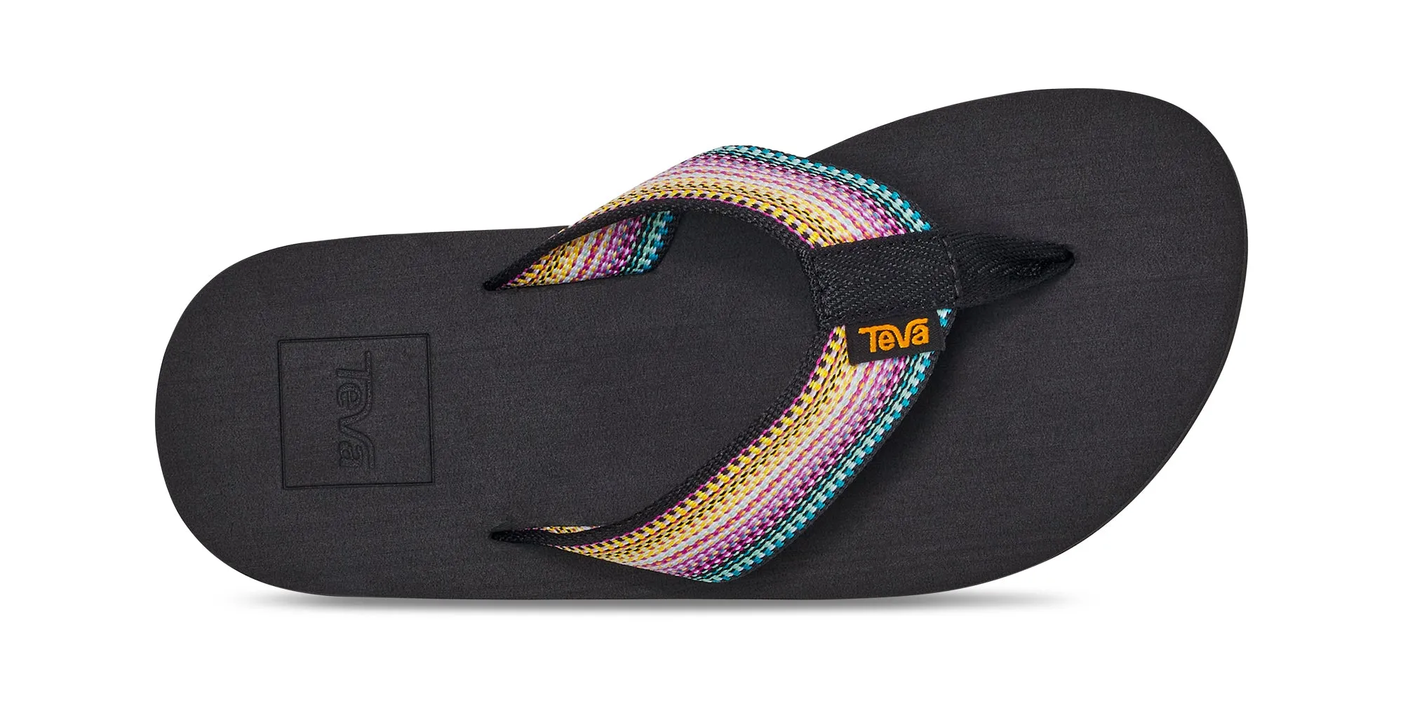 Little Kid's Teva Mush II Color: Antiguous Black Multi