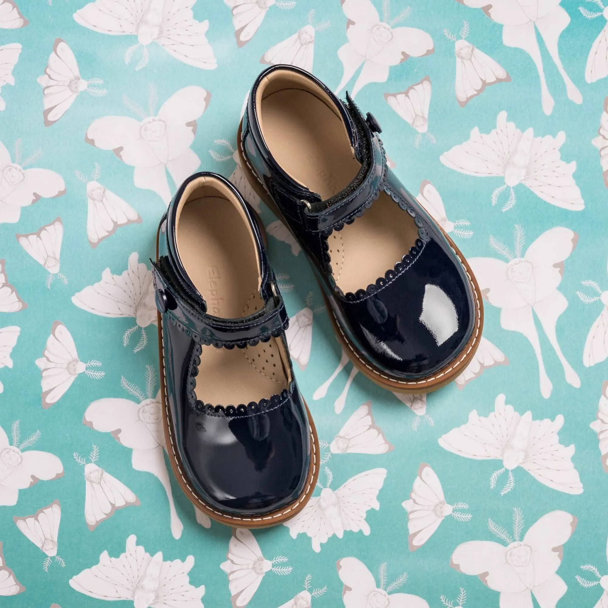 Mary Jane Patent Navy Blue