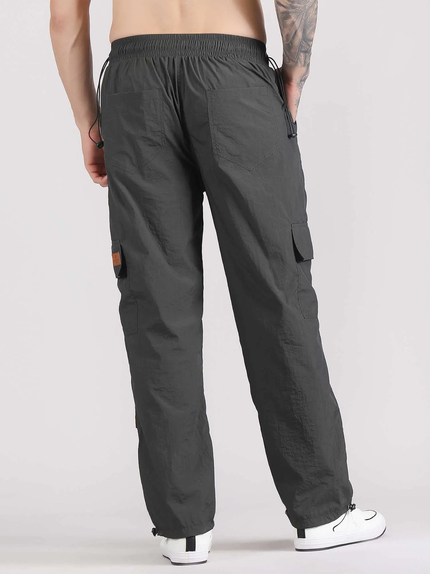 Men parachute track pants - waterproof pants