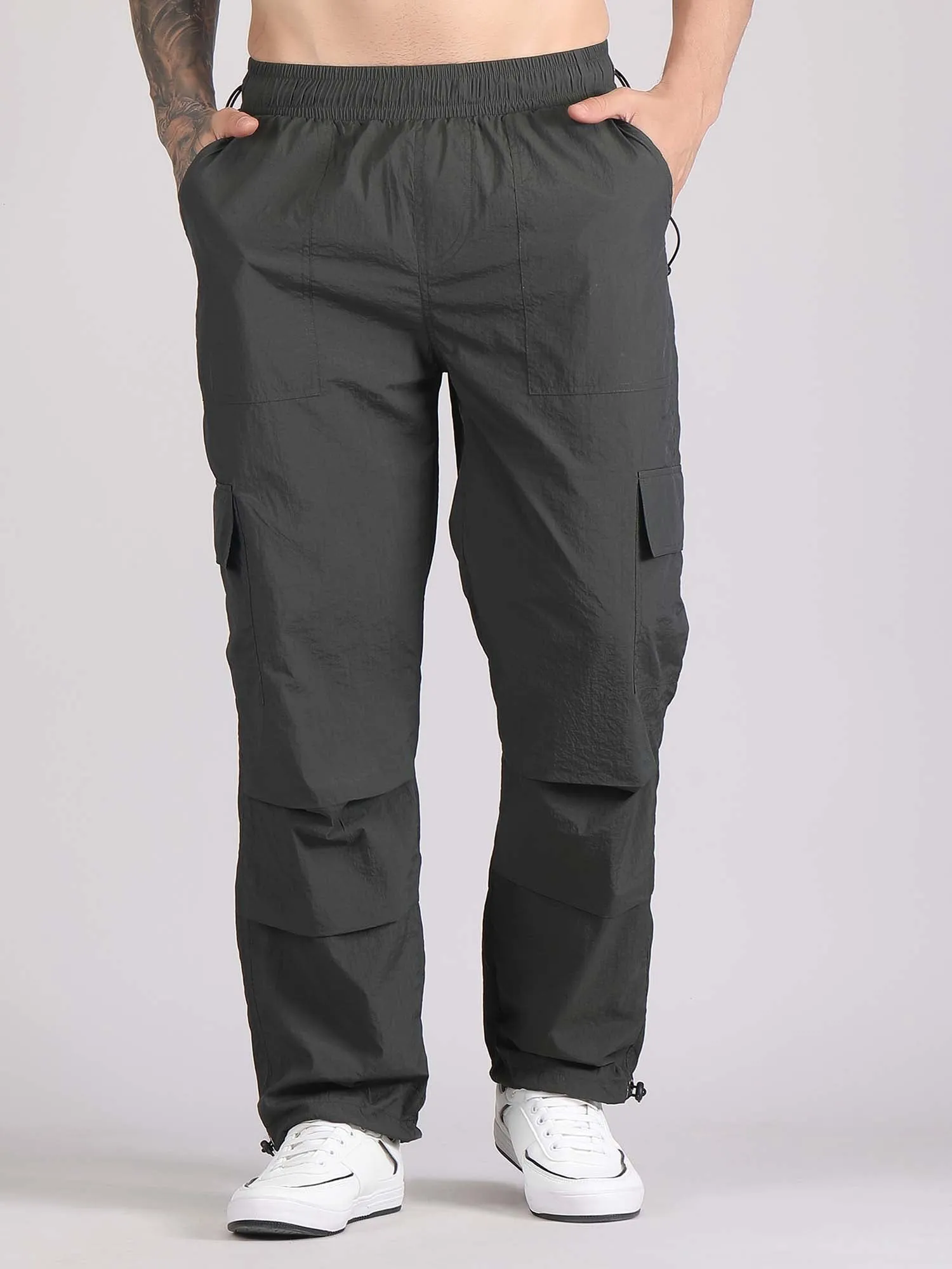 Men parachute track pants - waterproof pants