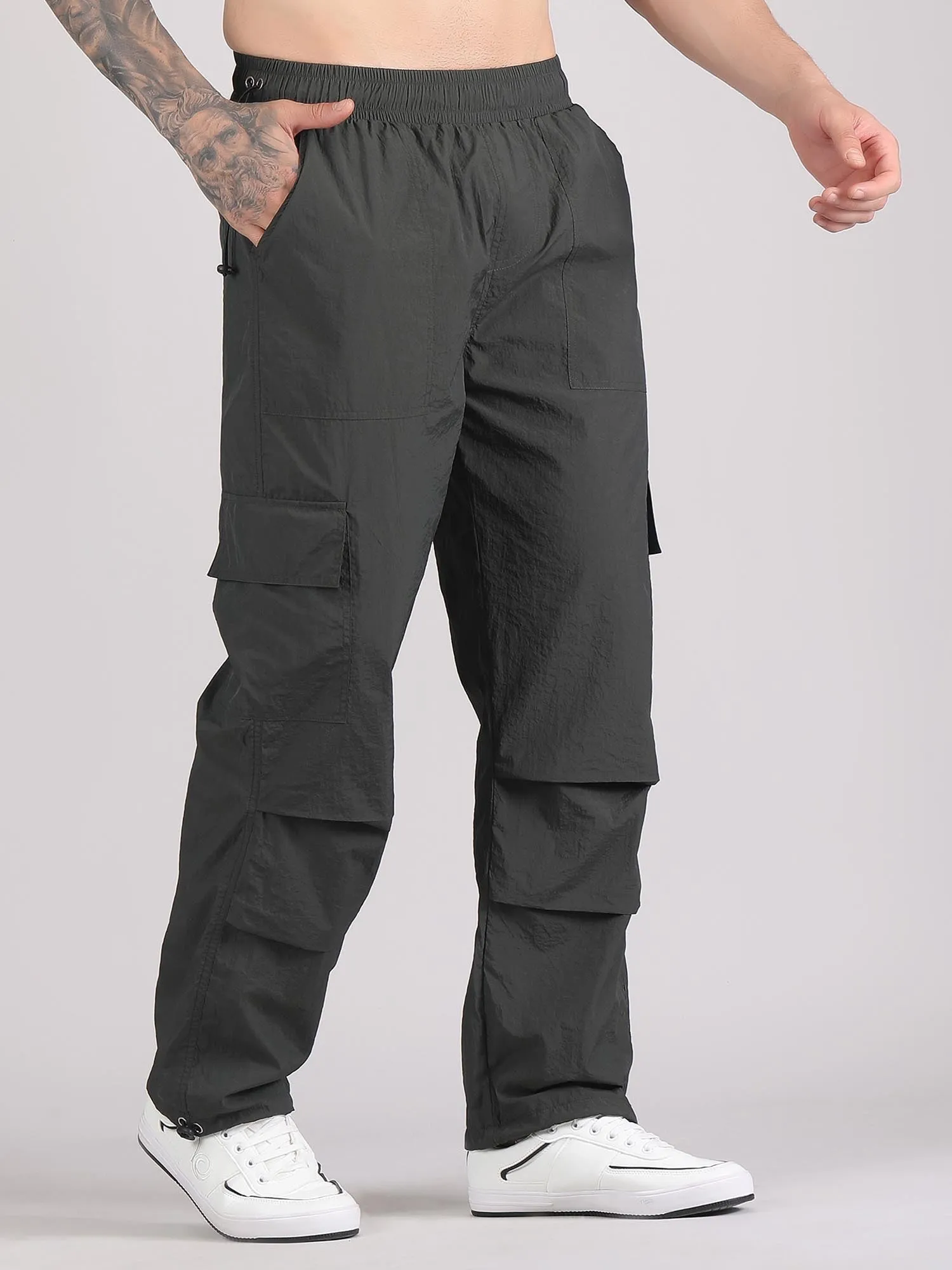 Men parachute track pants - waterproof pants