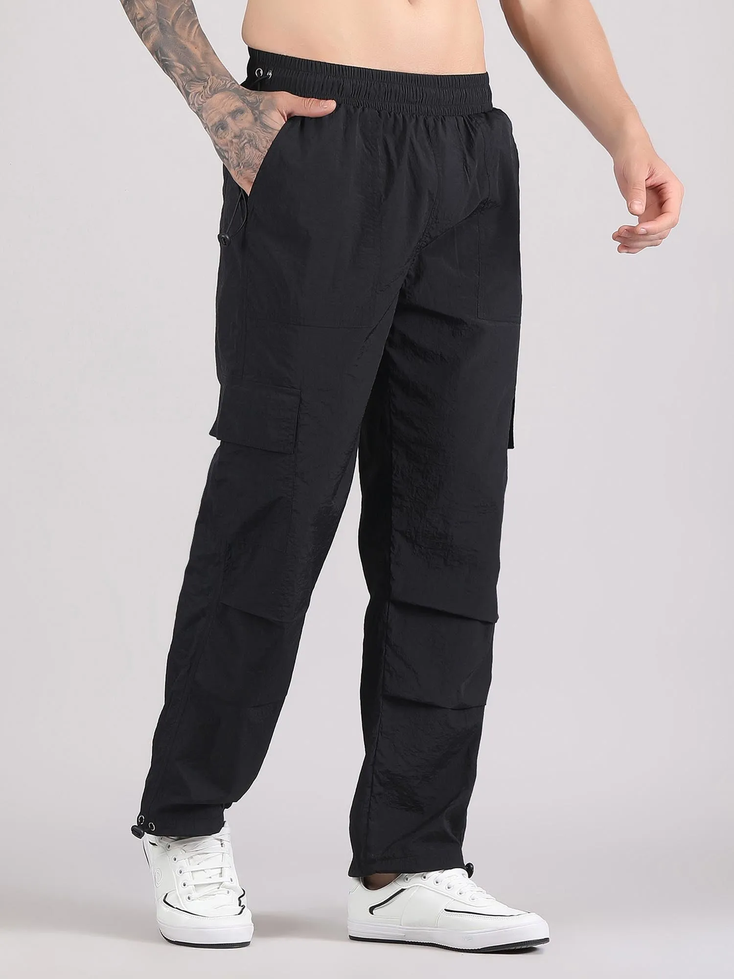 Men parachute track pants - waterproof pants