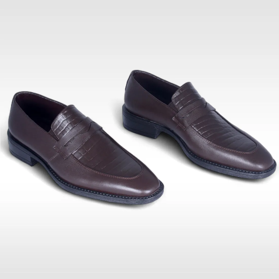 Men  shoes / 100 % genuine leather/ Brown -8770