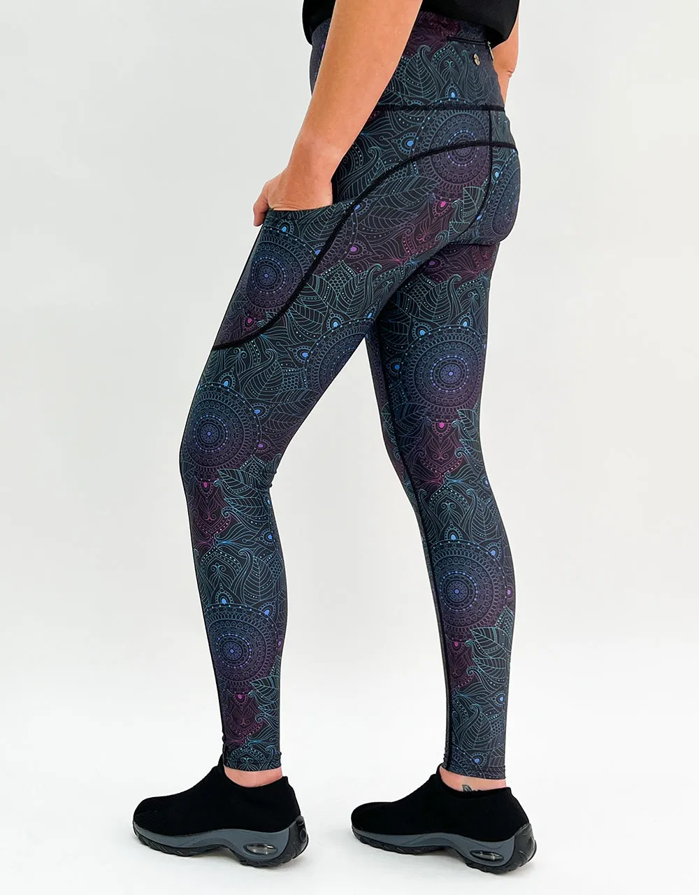 Midnight Mandala Activewear   Pockets