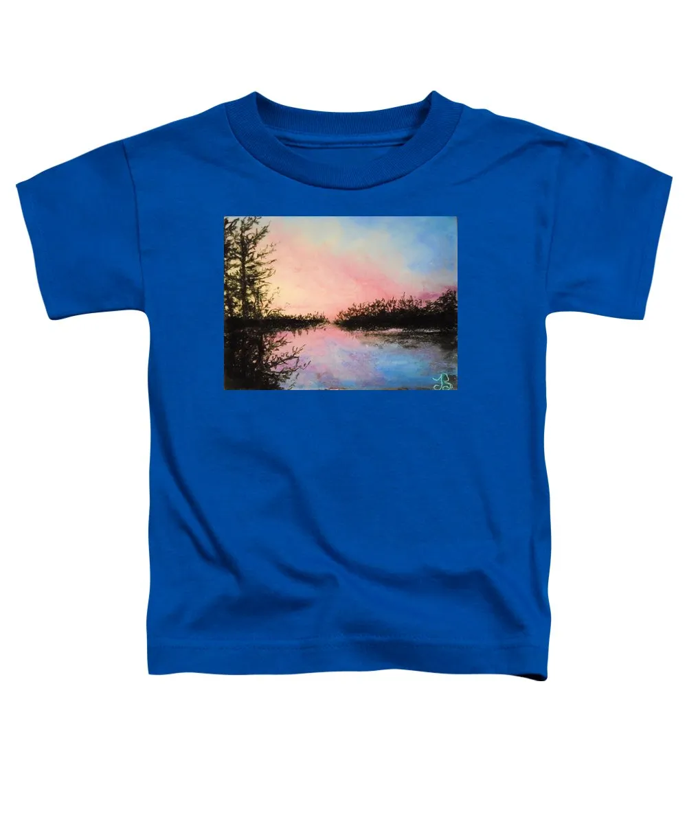 Night Streams in Sunset Dreams  - Toddler T-Shirt