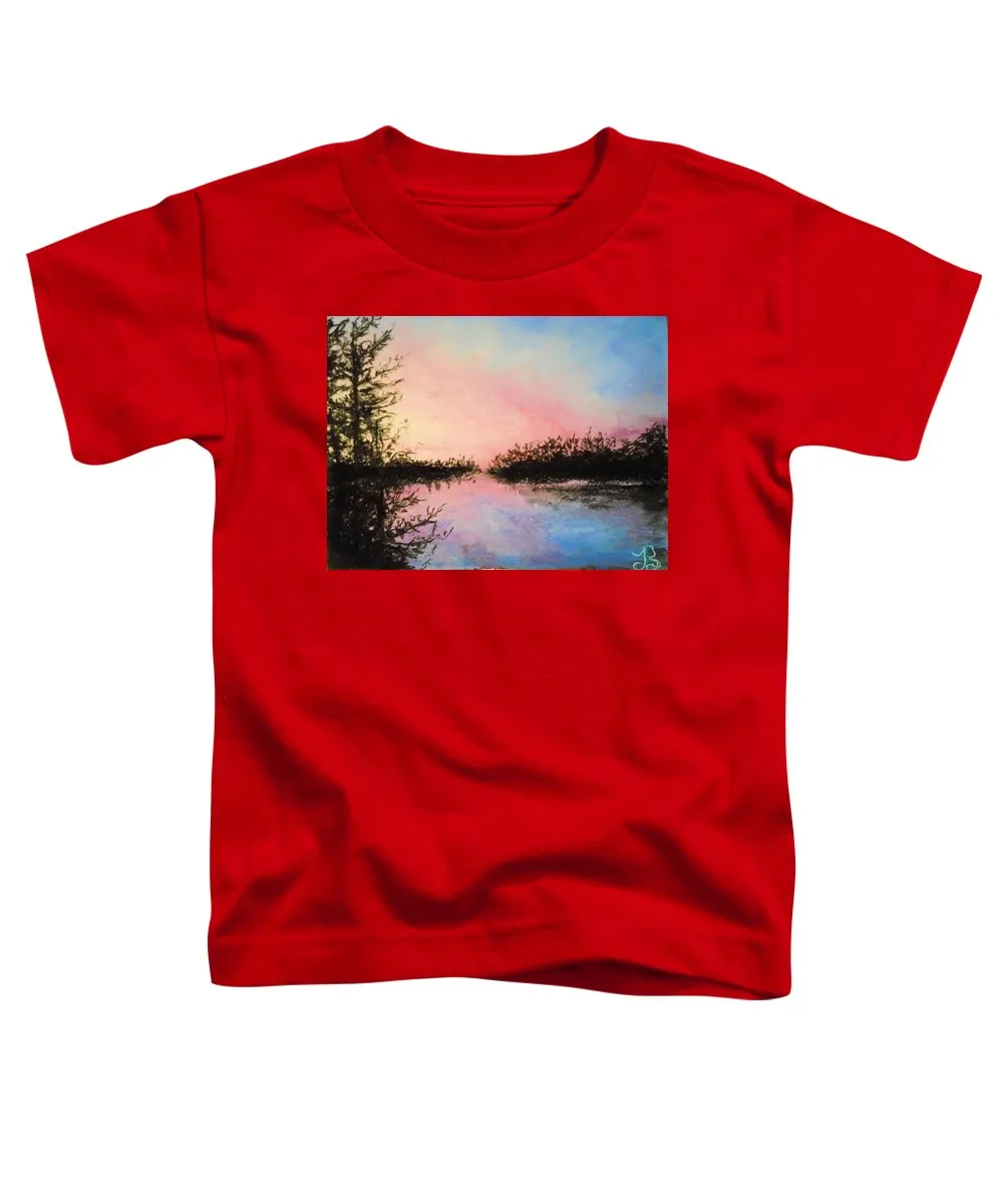 Night Streams in Sunset Dreams  - Toddler T-Shirt