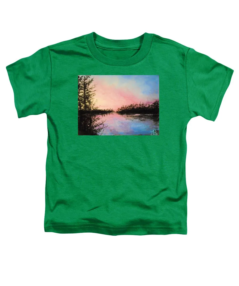 Night Streams in Sunset Dreams  - Toddler T-Shirt