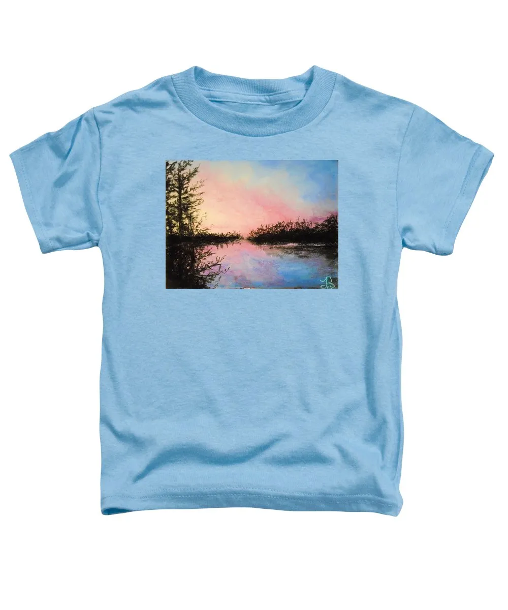 Night Streams in Sunset Dreams  - Toddler T-Shirt