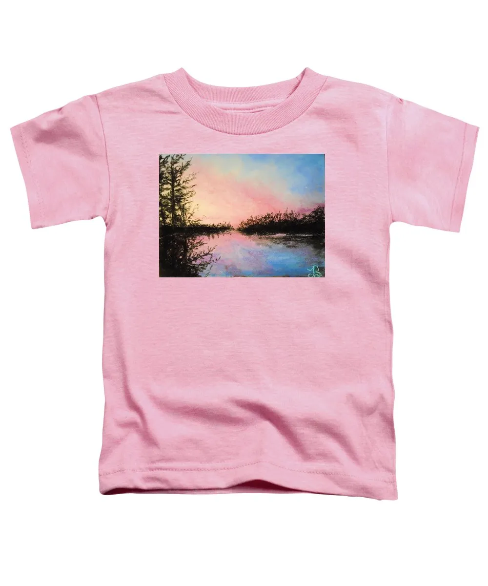 Night Streams in Sunset Dreams  - Toddler T-Shirt