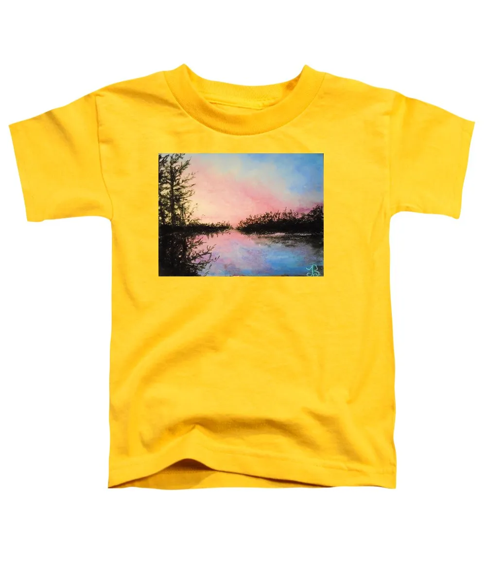 Night Streams in Sunset Dreams  - Toddler T-Shirt