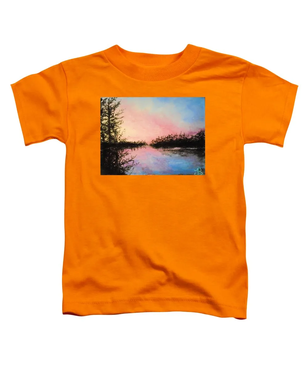 Night Streams in Sunset Dreams  - Toddler T-Shirt